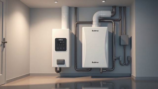 Buderus Logano SP211: Kessel und Brenner Technik