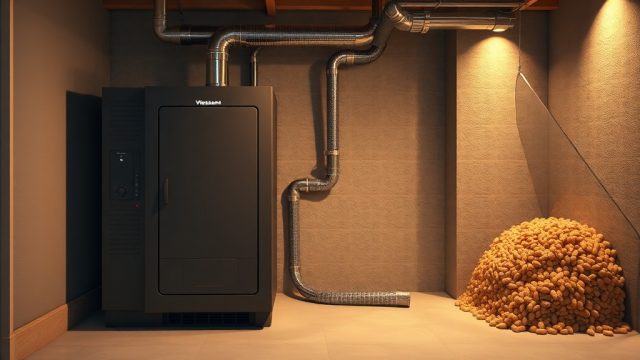 Viessmann Vitoligno 300-C: Tank- und Saugsystem